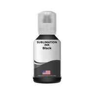 Replacement 140ml Black Sublimation Ink Bottle Compatible with Epson Supertank Printers for 502/512/522 Bottles