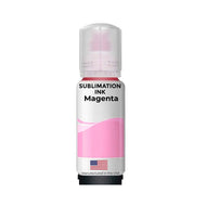 Replacement 70ml Magenta Sublimation Ink Bottle Compatible with Epson Supertank Printers for 502/512/522 Bottles