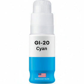 Compatible Canon GI-20 cyan MegaTank ink bottle 3394C001 for the PIXMA G7020