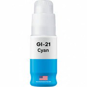 Canon GI-21 Cyan MegaTank Ink Bottle (4537C001) – 70 ml Compatible