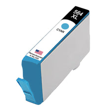 Load image into Gallery viewer, Remanufactured HP 564XL ink cartridges 6-pack - cyan cartridge