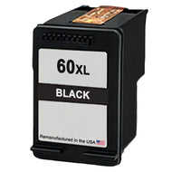 U.S. Remanufactured for HP 60XL (CC641AN) Black Ink Cartridge