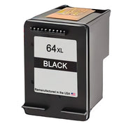 Remanufactured for HP 64XL Black Ink Cartridge (N9J92AN) – High-Yield
