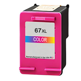 Remanufactured HP 67XL tri-color ink cartridge 3YM58AN for the DeskJet 4255e