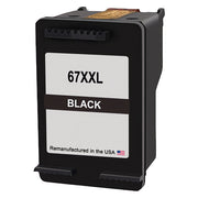 Remanufactured for HP 67XXL Black Ink Cartridge (3YM59AN) – Extra High-Yield