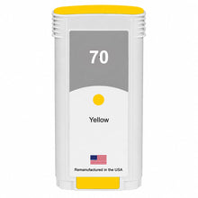 Load image into Gallery viewer, Remanufactured HP 70 Yellow Ink Cartridge 130 ml (C9454A) - alternate view