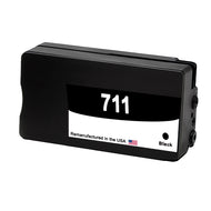 U.S. Remanufactured for HP 711XL 80-ml (CZ133A) Black Ink Cartridge New Chip