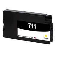 U.S. Remanufactured for HP 711 29-ml (CZ132A) Yellow Ink Cartridge New Chip