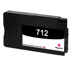 Remanufactured HP 712 magenta 29 ml ink cartridge 3ED68A for the DesignJet T210