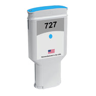 U.S. Remanufactured HP 727 300ml (F9J76A) Cyan Ink Cartridge