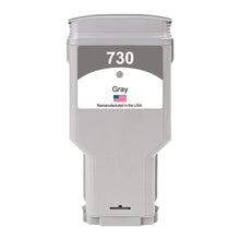 Load image into Gallery viewer, Remanufactured HP 730 300 ml Ink Cartridges 6-color pack - gray cartridge