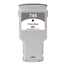 Load image into Gallery viewer, Remanufactured HP 745 300 ml Ink Cartridges 6-color pack - photo black cartridge