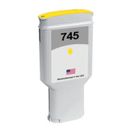 U.S. Remanufactured for HP 745 300ml (F9K02A) Yellow Ink Cartridge