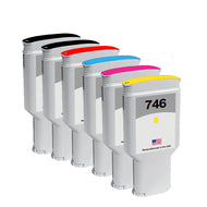 U.S. Remanufactured for HP 746 300ml 6 Color Combo Pack