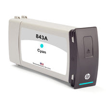 Load image into Gallery viewer, U.S. Remanufactured for HP 843A Cyan C1Q58A