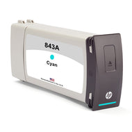 U.S. Remanufactured for HP 843A Cyan C1Q58A