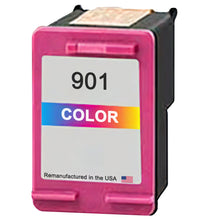 Load image into Gallery viewer, Remanufactured HP 901 Tri-Color Ink Cartridge (CC656AN) - alternate view