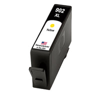 U.S. Remanufactured for HP 902XL (T6M10AN) Yellow Ink Cartridge New Chip