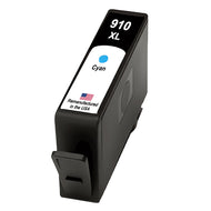 U.S. Remanufactured for HP 910XL (3YL62AN) Cyan Ink Cartridge OEM Chip