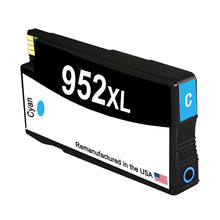 Load image into Gallery viewer, Remanufactured HP 952XL ink cartridge – cyan (L0S61AN)