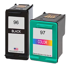 Load image into Gallery viewer, Remanufactured for HP 96 Black and HP 97 Color Ink Cartridge Combo Pack
