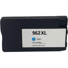 Remanufactured HP 962XL cyan ink cartridge 3JA00AN for the OfficeJet Pro 9010