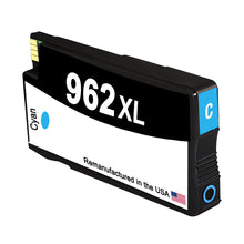 Load image into Gallery viewer, Remanufactured HP 962XL Cyan Ink Cartridge (3JA00AN) - alternate view