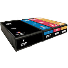 Load image into Gallery viewer, Remanufactured for HP 976Y Black and 3 Color Combo 4-Pack