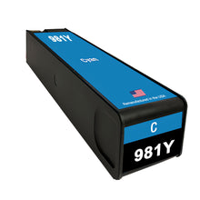 Load image into Gallery viewer, Remanufactured for HP 981Y Cyan Ink Cartridge (L0R13A)