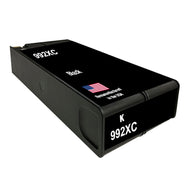 U.S. Remanufactured for HP 992XC (M0K30AN) Black Ink Cartridge New Chip