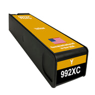 U.S. Remanufactured for HP 992XC (M0K26XC) Yellow Ink Cartridge New Chip