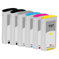 U.S. Remanufactured for HP 727 130ml 6 Color Combo Pack