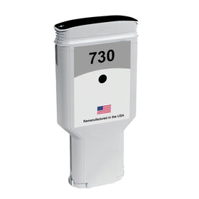 Remanufactured HP 730 photo black ink cartridge 300 ml P2V73A for the DesignJet T1700