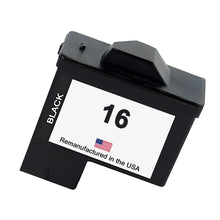 Load image into Gallery viewer, Remanufactured Lexmark #16 / #17 black ink cartridge (10N0016) - alternate view