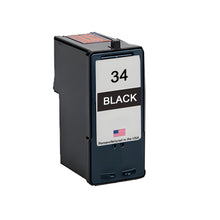 Load image into Gallery viewer, Remanufactured Lexmark 34 Black and Lexmark 35 Color Combo Pack - 34 black cartridge