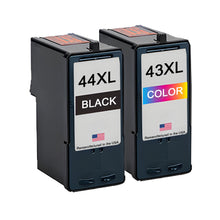 Load image into Gallery viewer, Remanufactured for Lexmark 44 Black and Lexmark 43XL Color Combo Pack