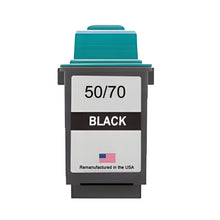 Load image into Gallery viewer, Remanufactured Lexmark 70 Black and Lexmark 80 Color Combo Pack - black cartridge