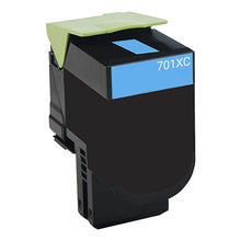 Load image into Gallery viewer, Lexmark 70C1XC0 cyan compatible toner cartridge