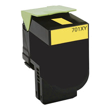 Load image into Gallery viewer, Lexmark 70C1XY0 yellow compatible toner cartridge