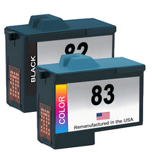 Load image into Gallery viewer, Remanufactured for Lexmark 82 Black and Lexmark 83 Color Combo Pack