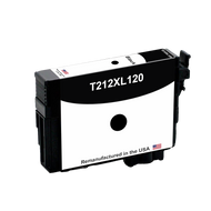 U.S. Remanufactured for Epson T212XL High Yield Black, T212XL120