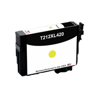 U.S. Remanufactured for Epson T212XL High Yield Yellow, T212XL420