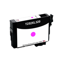 U.S. Remanufactured for Epson T252XL High Yield Magenta, T252XL320