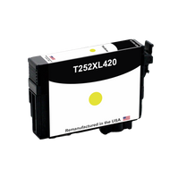 U.S. Remanufactured for Epson T252XL High Yield Yellow, T252XL420