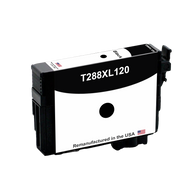 U.S. Remanufactured for Epson T288XL High Yield Black, T288XL120