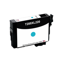 U.S. Remanufactured for Epson T288XL High Yield Cyan, T288XL220