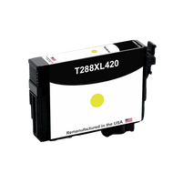 U.S. Remanufactured for Epson T288XL High Yield Yellow, T288XL420
