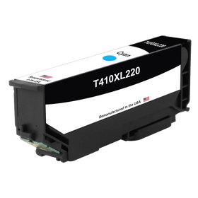 Remanufactured Epson 410XL cyan ink cartridge T410XL220 for the XP-7100