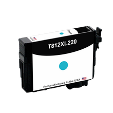 Load image into Gallery viewer, Remanufactured Epson T812XL High Yield Cyan Ink Cartridge (T812XL220) - alternate view