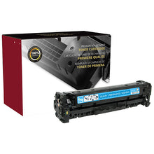 Load image into Gallery viewer, Toner cartridge for HP 305A Cyan (CE411A), shown with retail box